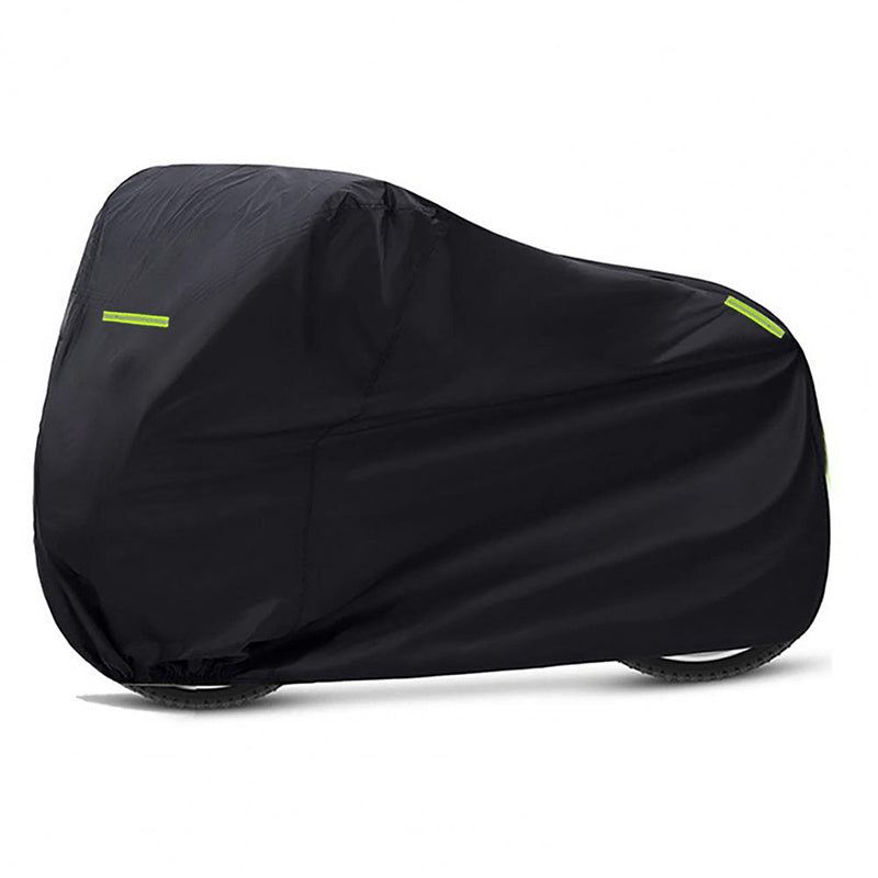 Universal Waterproof Motorcycle Cover 210D Oxford Durable All-Weather Black Yellow