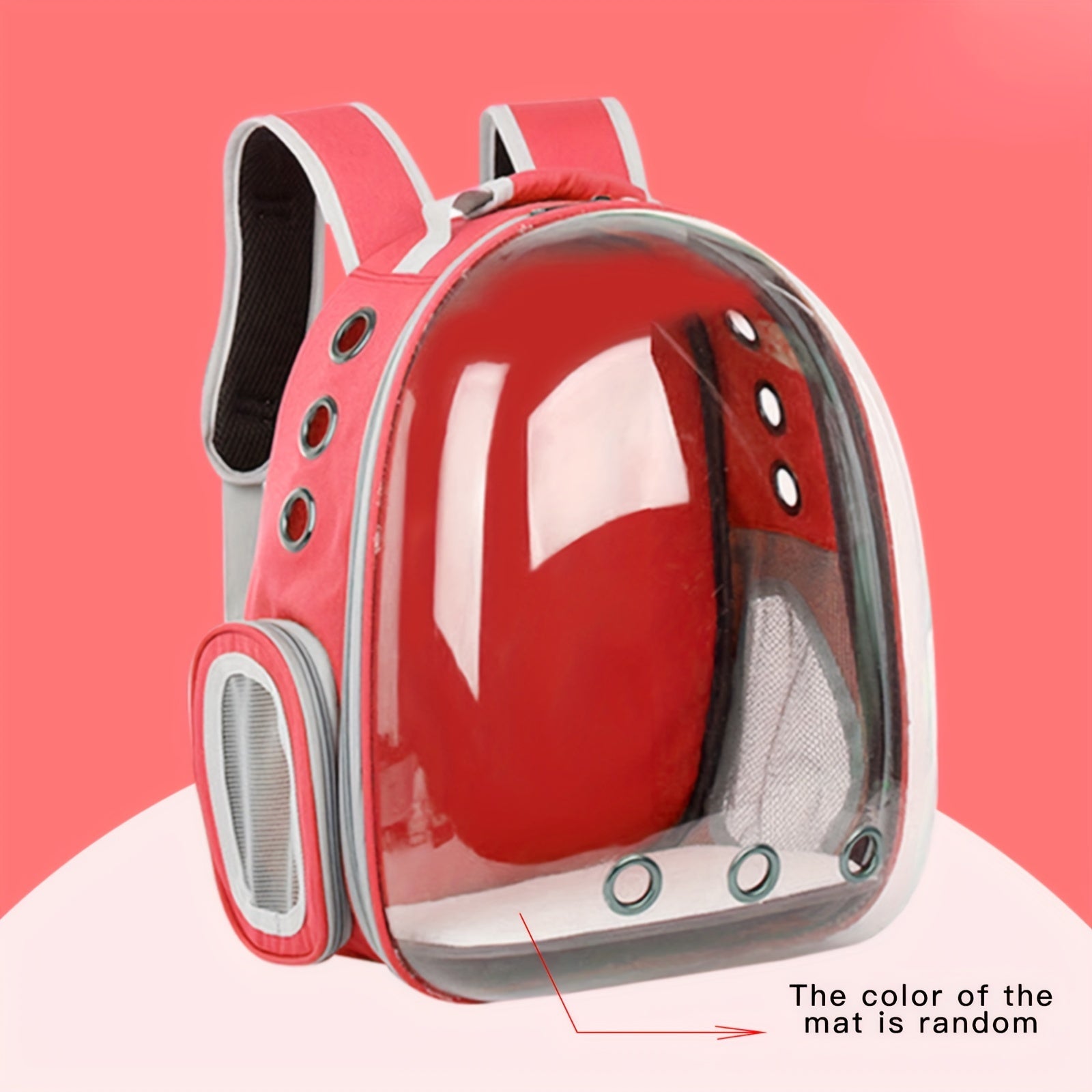 Mochila burbuja para mascotas para perros y gatos, transportín exterior con ventana de vista clara y ventilación