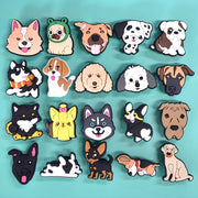 20pcs Dog Shoe Charms Plastic Accessories for Dogs Pugs Husky Breeds