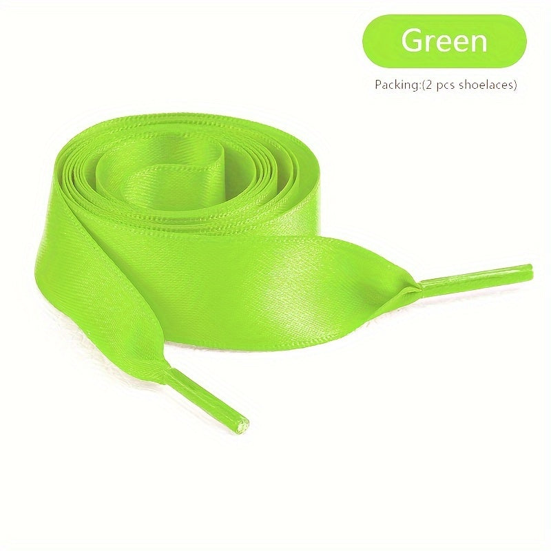 Unisex Polyester Shoelaces Solid Color for Sneakers and Boots