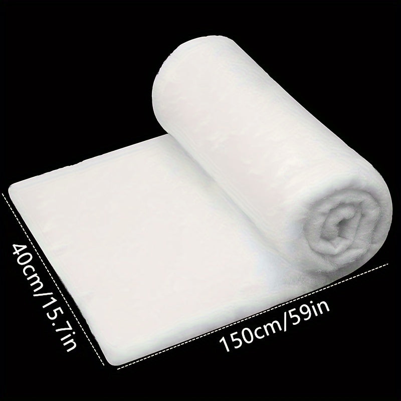 Fake Snow Blanket for Christmas Decor and Winter Parties