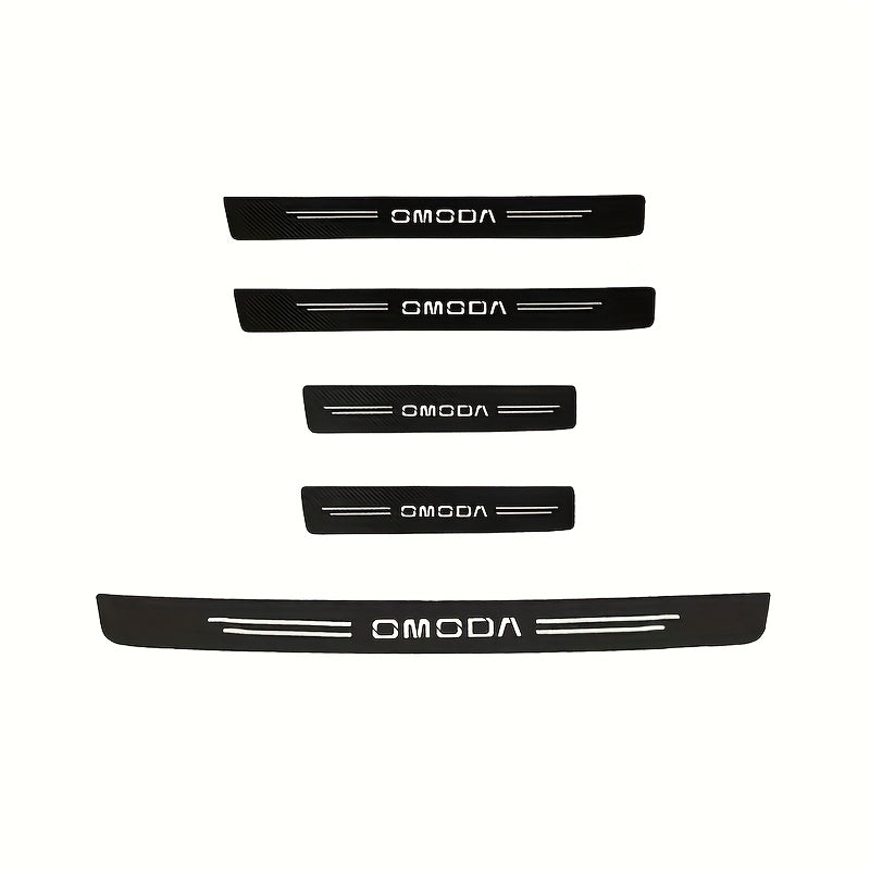 Car Trunk Impact Protection Sticker Carbon Fiber Scratch-Resistant Auto Accessory