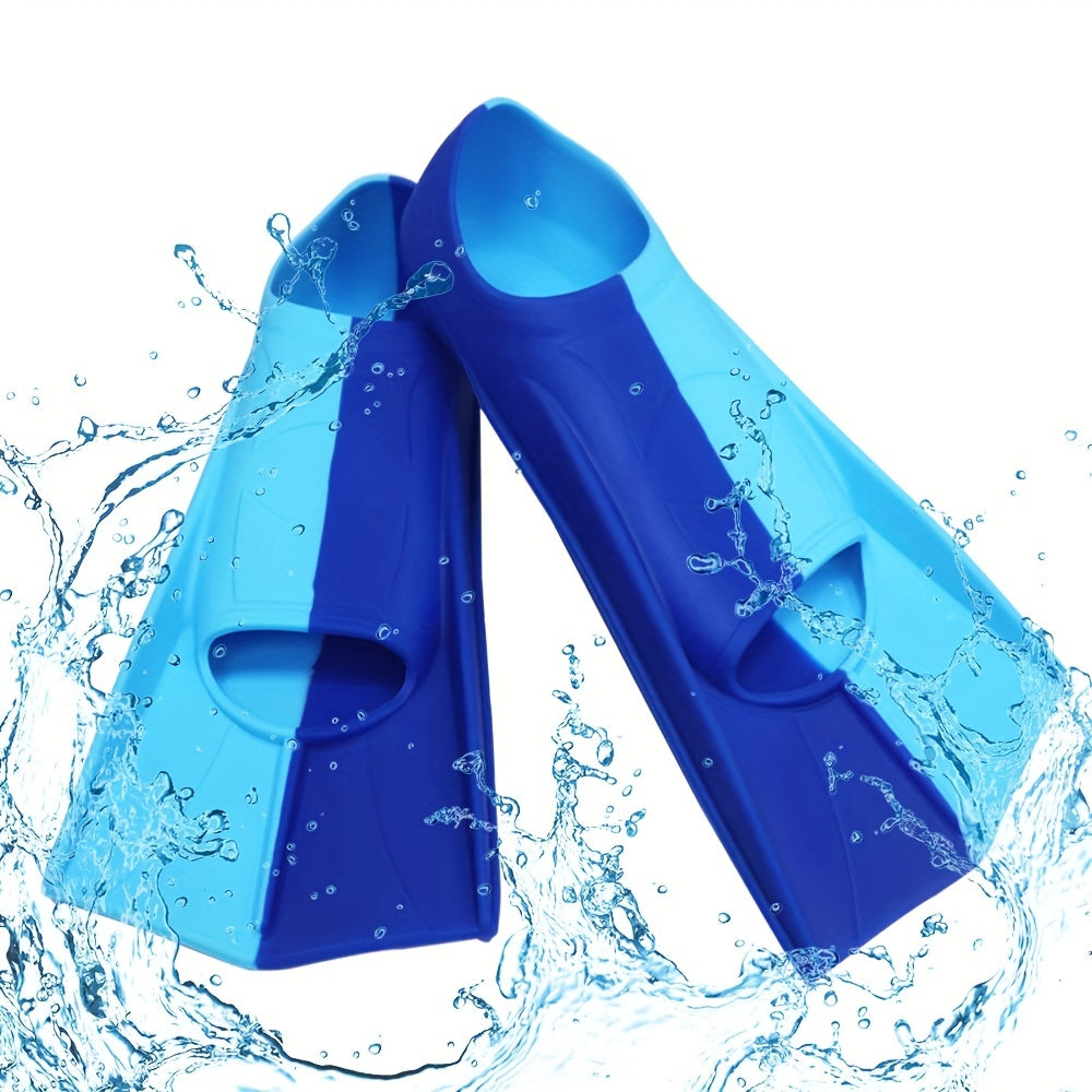 Kids Silicone Swim Fins for Beginners Full Foot Mixed Color