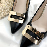 Women's Shoe Clips Removable Flower Decorations Metal Buckle Accessories