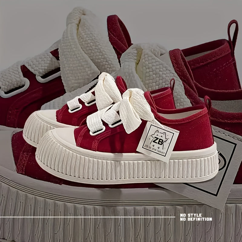 Women's Waterproof Casual Sneakers with Non-Slip Rubber Sole and Breathable Fabric Upper