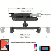 Car Tablet Holder Adjustable Headrest Mount for 12.7cm to 32.77cm Devices
