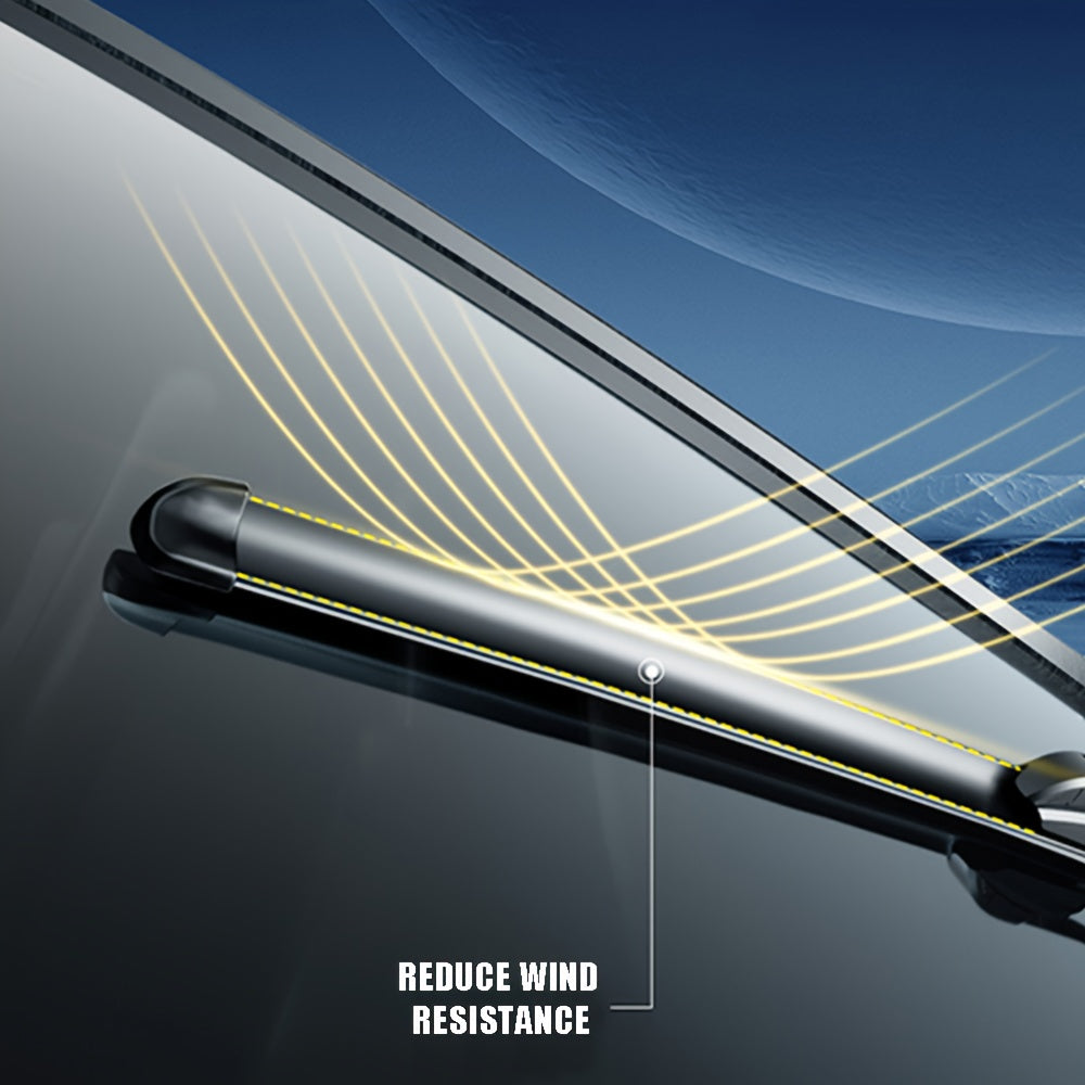 All-Season Automotive Windshield Wiper Blades Replacement 55.88cm Pair