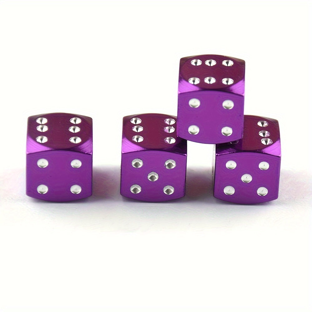 4 шт. алюминиевые сплавные цветные кубики для воздухозаборников, универсальные крышки для шин для автомобиля и мотоцикла