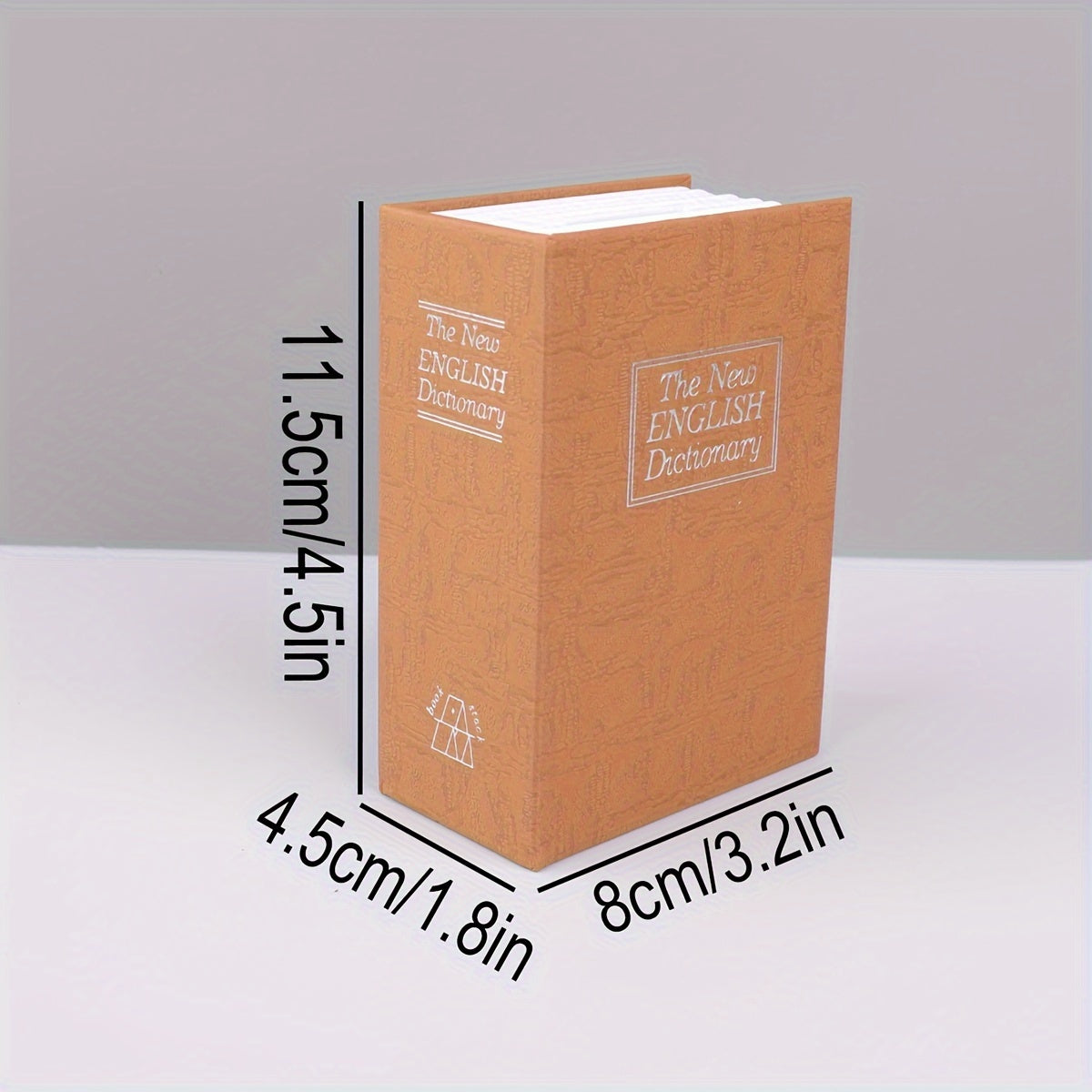 Kalitli kitob xavfsizligi, tangalar uchun joy - uyda pul saqlash konteyneri, noyob sovg'a.