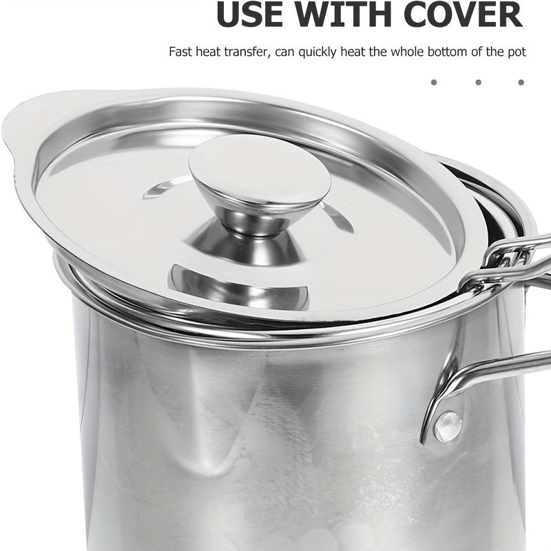 Juego de freidora de acero inoxidable con cesta y colador para cocinar en casa