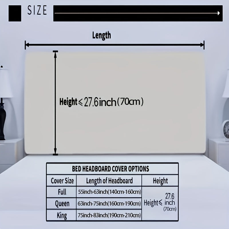 Qulupnay velur choʻzilgan bosh panel qopqogʻi, sirpanmaydigan, changga qarshi, mebelni himoyalash uchun, yotoqxona va mehmonxona uchun