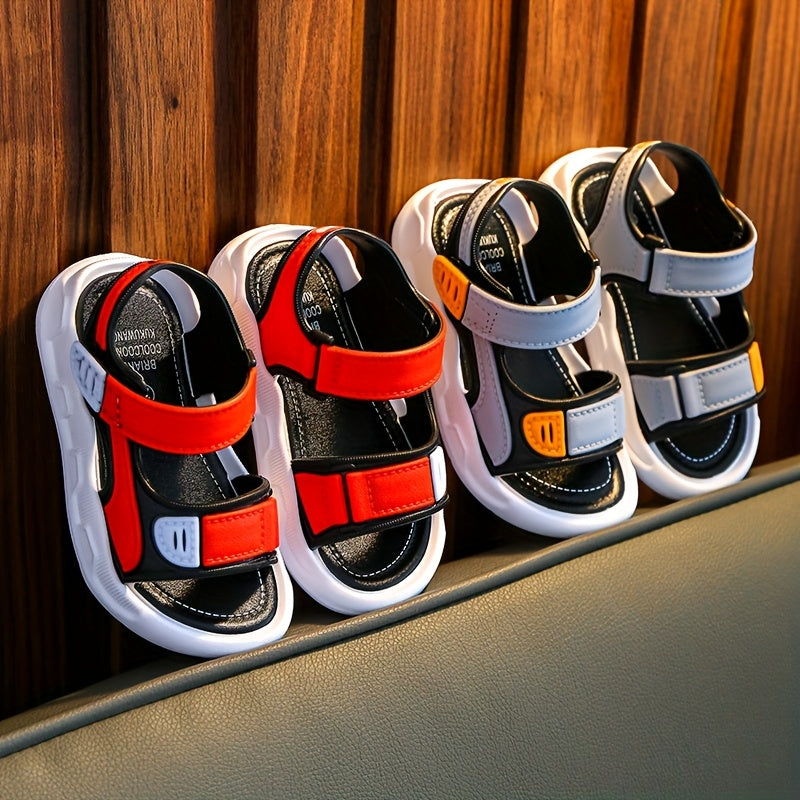 Boys' Summer Breathable PVC Sandals with Non-Slip Lightweight Casual Style
