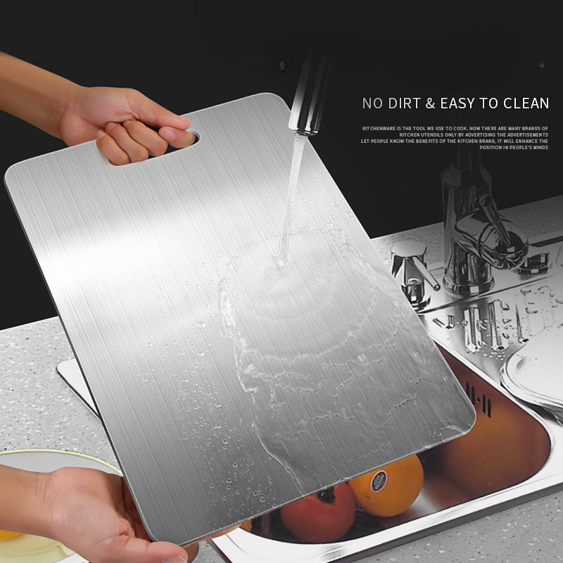 Stainless Steel Chopping Board 1 Piece Food Safe Durable Easy to Clean Kitchen