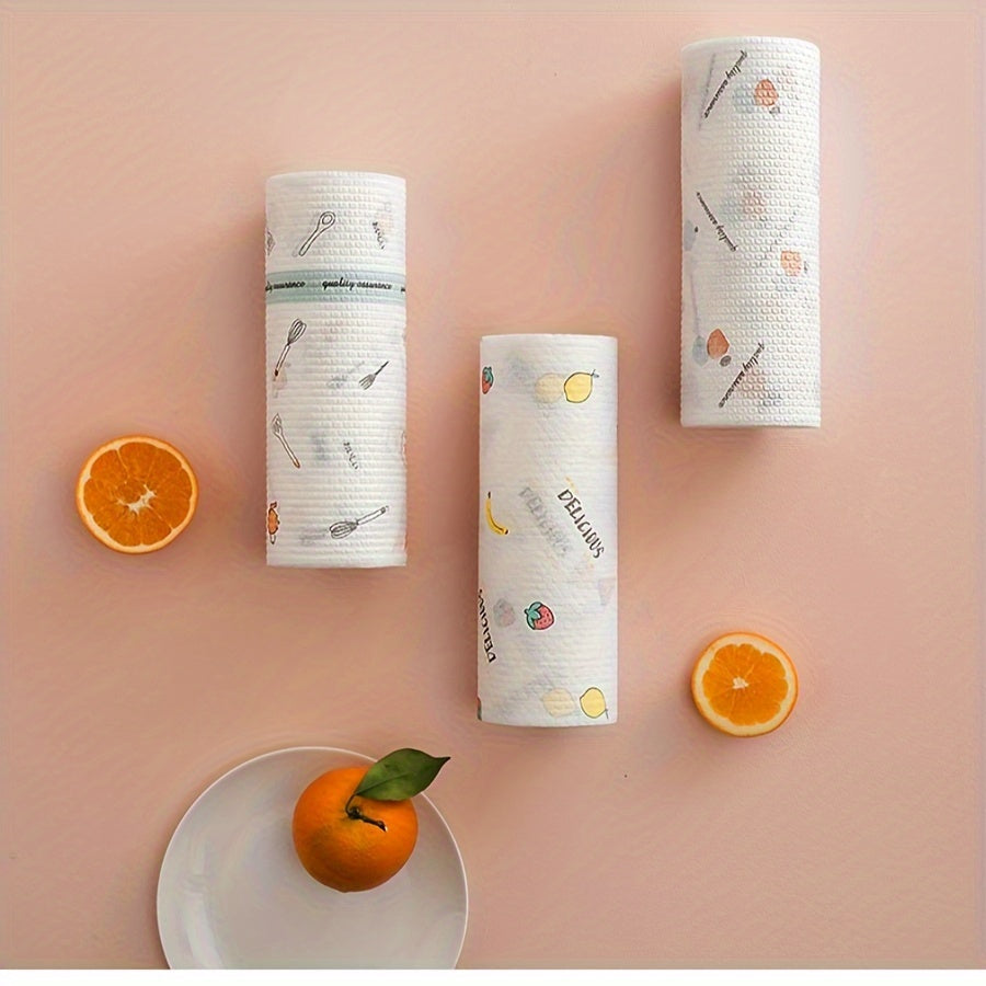 Одноразовые кухонные бумажные полотенца 100/400 листов, водонепроницаемые, впитывающие, для уборки тряпки