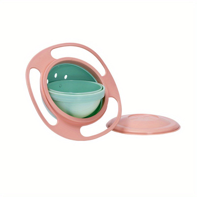 Baby Feeding Bowl 360-Degree Rotating Salad Soup Fruit Rice Serving Dish