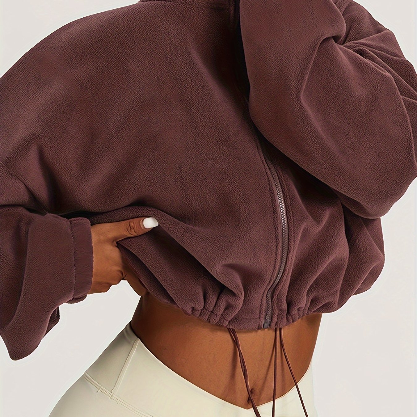 Women’s Plus Size Outdoor Plush Lined Winter Sports Coat