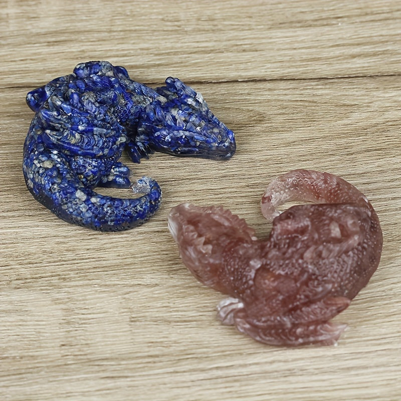 Кристальный дракон в виде гравия для домашнего декора и подарков