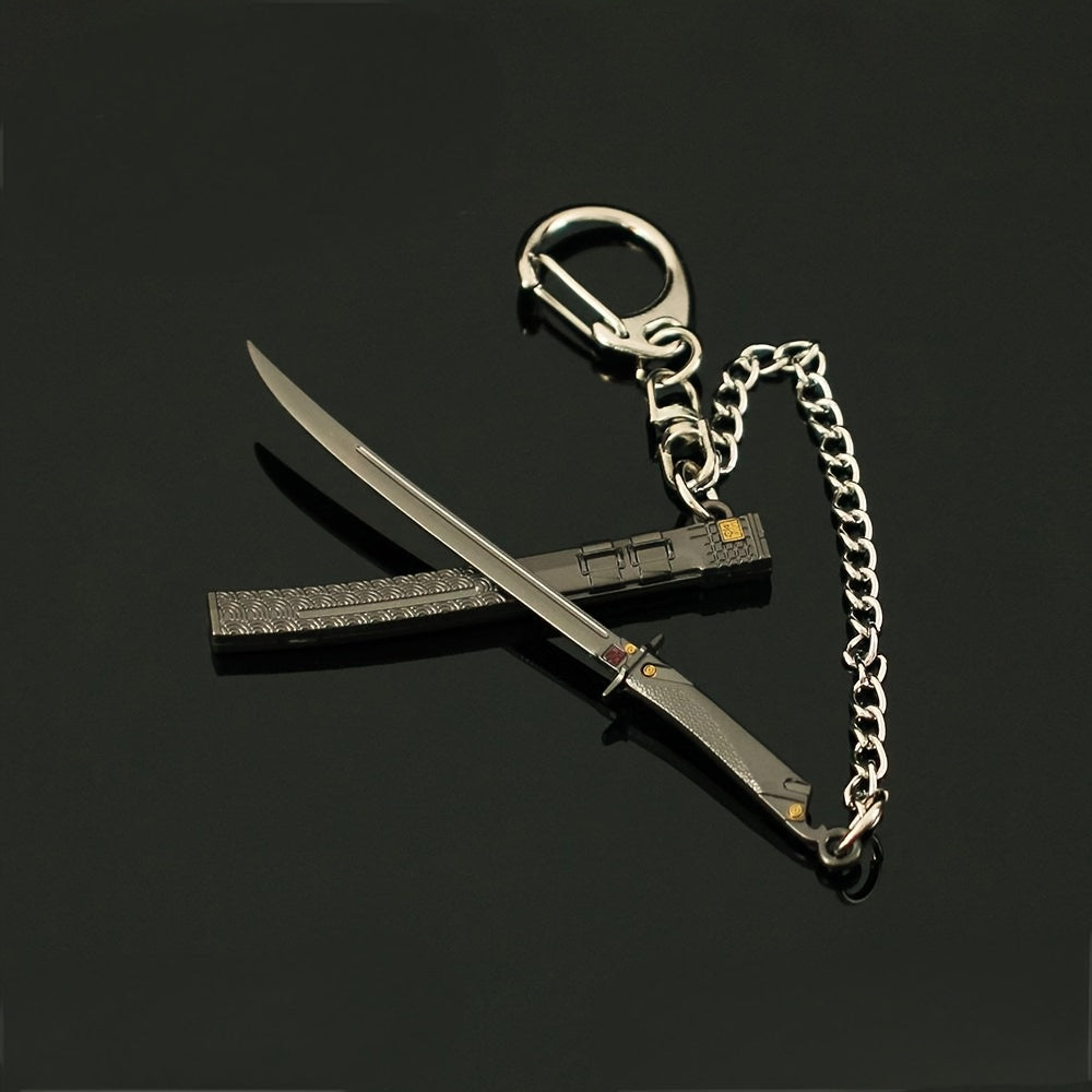 Miniature Weapon Keychain for Men Gaming Fans Collectors Gift