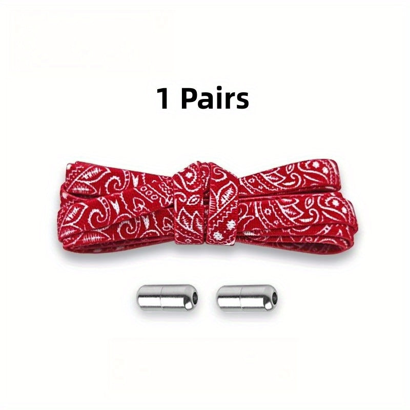 Adult No Tie Elastic Shoe Laces Pair Low Profile Easy To Wear