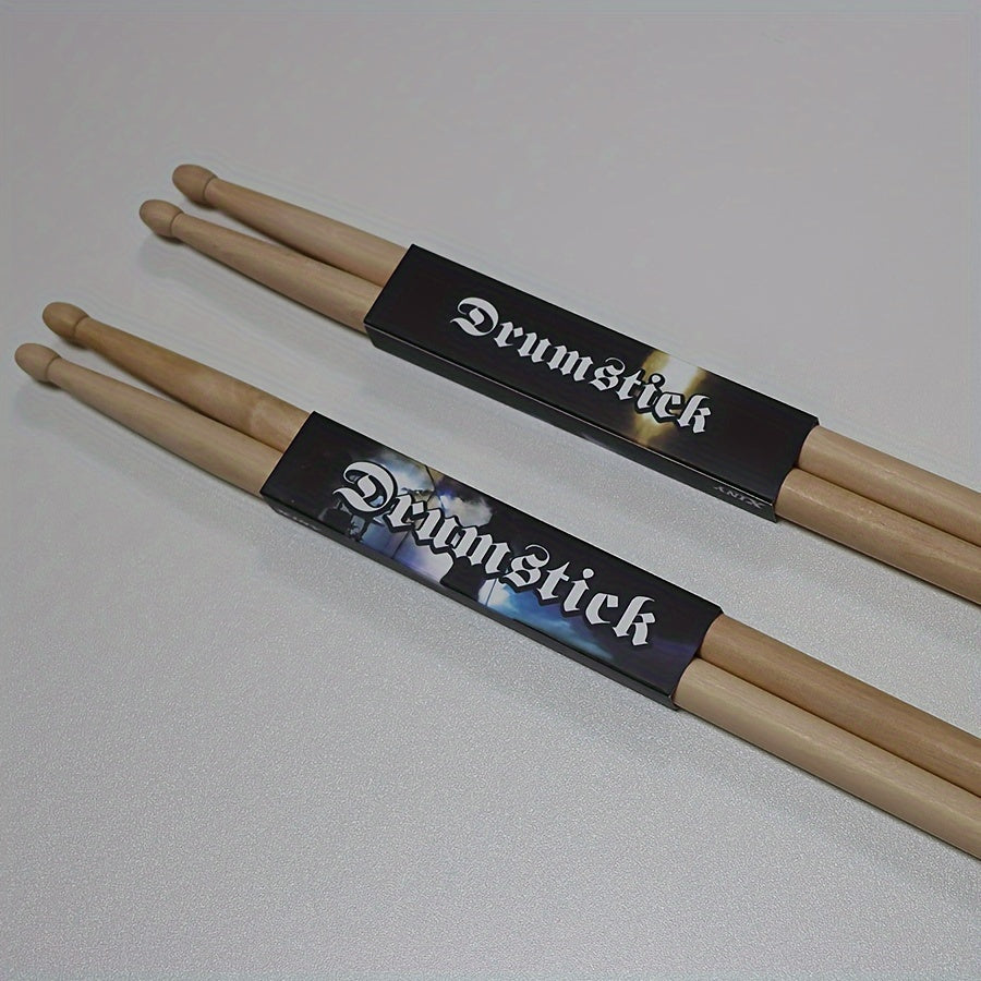 Maple Drumsticks 5B Size Khaki Unbranded Professional Percussion Accessories