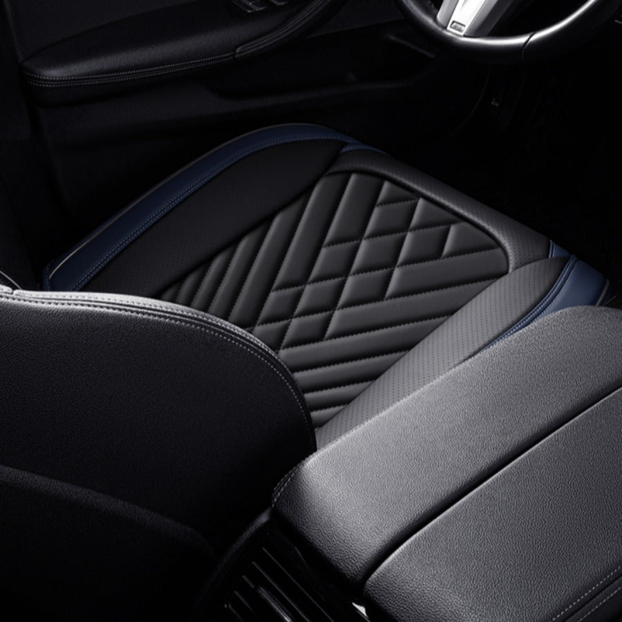 Full Coverage Seat Cushion for Driver’s Seat Universal Car Seat Protector Black Memory Foam