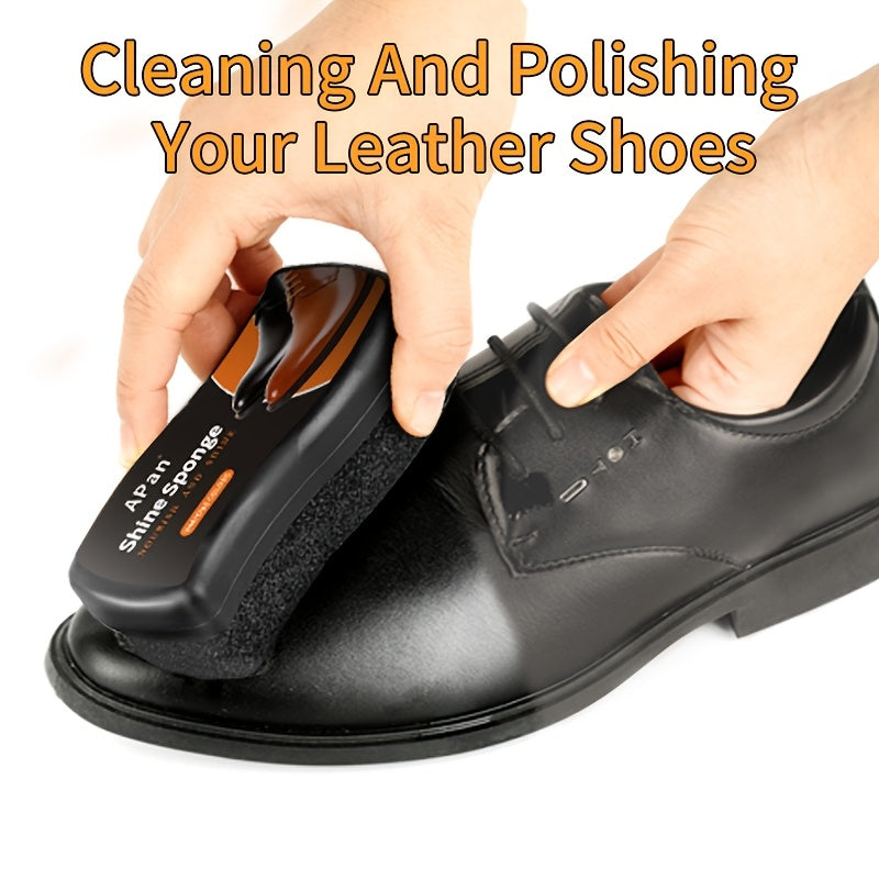 Universal Shoe Polish and Cleaner Sponge for Leather Shoes, Colorful, Stain-Removing