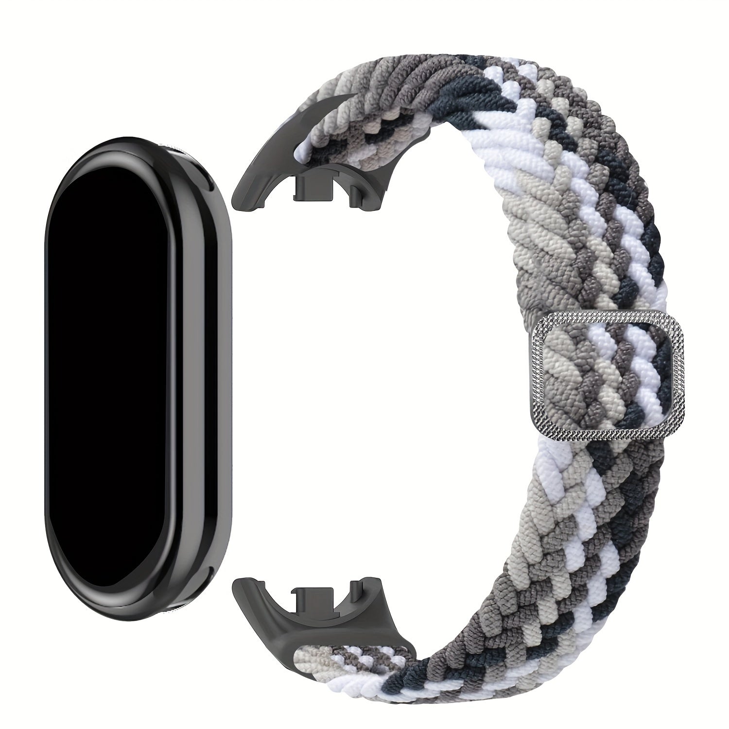 Nylon Braided Watch Strap with Adjustable Buckle for Xiaomi Mi Band 3 4 5 6 7 8 9