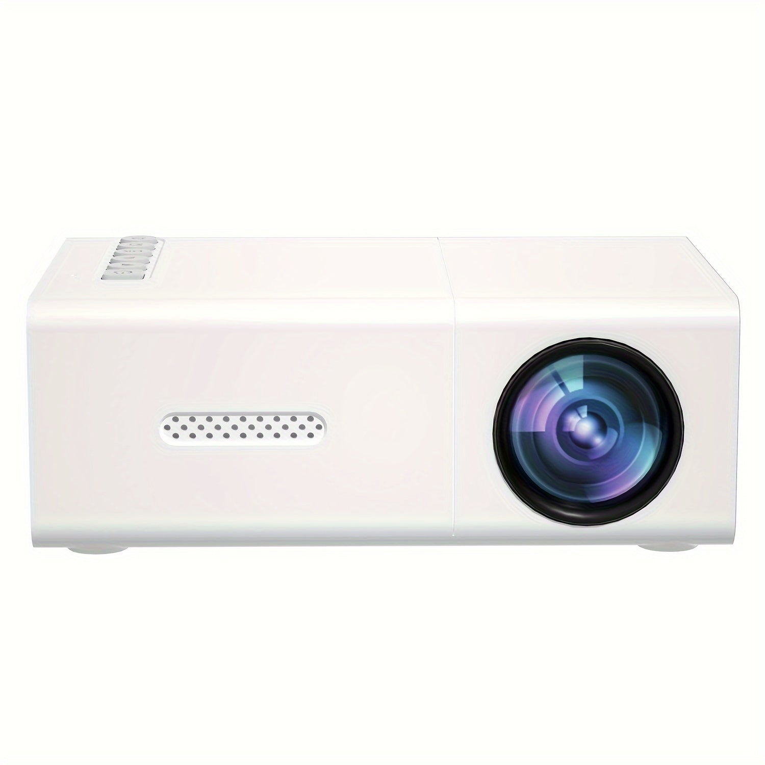 Mini Portable LCD Mini Projector for Family Movie Night 1280x720 HD 50 Lumens