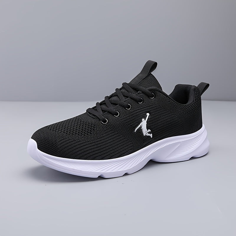 Erkaklar uchun barqaror yo'l yugurish poyabzallari, engil, nafas oladigan mato ustki qismi, EVA ichki qismi va tagligi, bir rangli, shoelace yopilishi va yugurish va fitnes uchun barqarorlashtiruvchi qo'llab-quvvatlash.