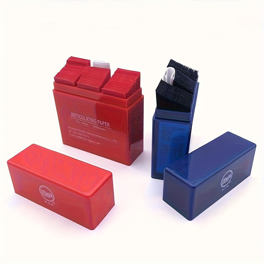 Dental Test Strips Set of 300 Paper Bite Paper Strips for Occlusion Measurement