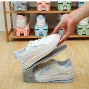 Sozlanadigan plastmassa poyabzal shkafi tashkilotchisi kirish, korridor, yotoqxona uchun, 1-20 ta bo'lak