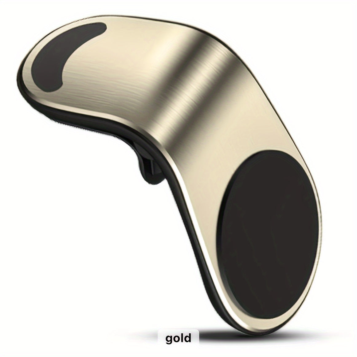 Magnetic L-Shaped Car Air Vent Phone Holder Aluminum Alloy Secure Mount