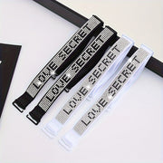 Correas de sujetador con pedrería ajustables para mujer, accesorios de lencería invisibles