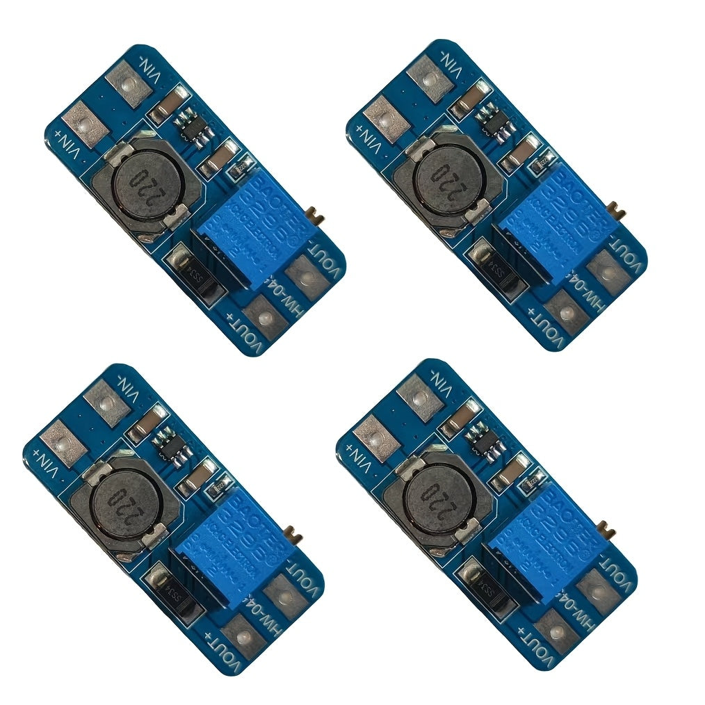 2/4pcs DC-DC Step-Up Boost Converter Power Supply Module 2V-24V to 5V-28V 2A