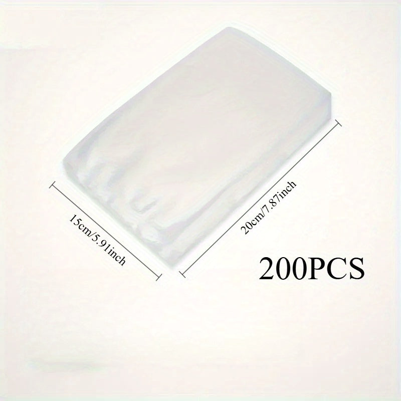 BPA-Free Vacuum Food Storage Bags for Meat Seafood Vegetables Fruits 200 Pack
