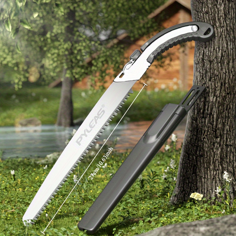 Steel Hand Saw for Metal and Lawn Care with Protective Case