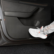 Car Door Protection Pad Pu Leather Anti-Kick Pad for Tesla Model 3 Y