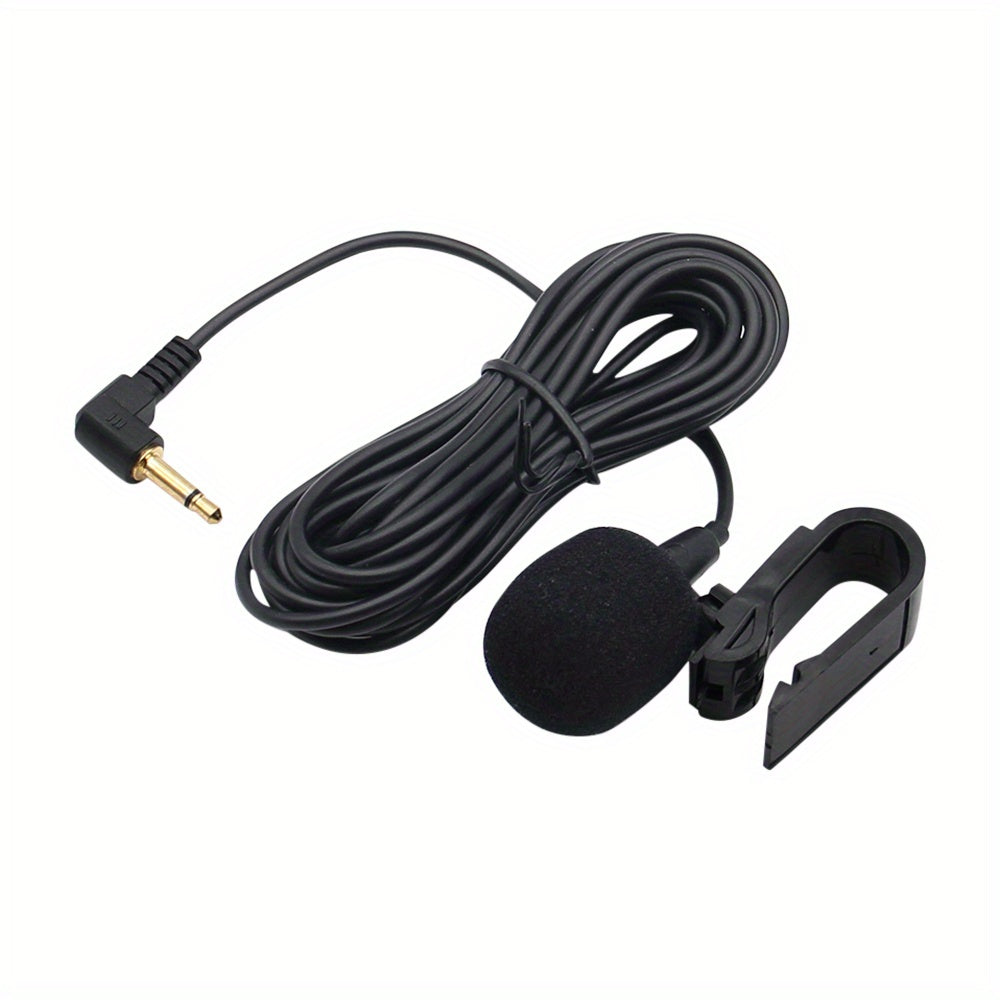 Wired Car Microphone with 3.5mm Clip Jack for Streaming and Audio Systems