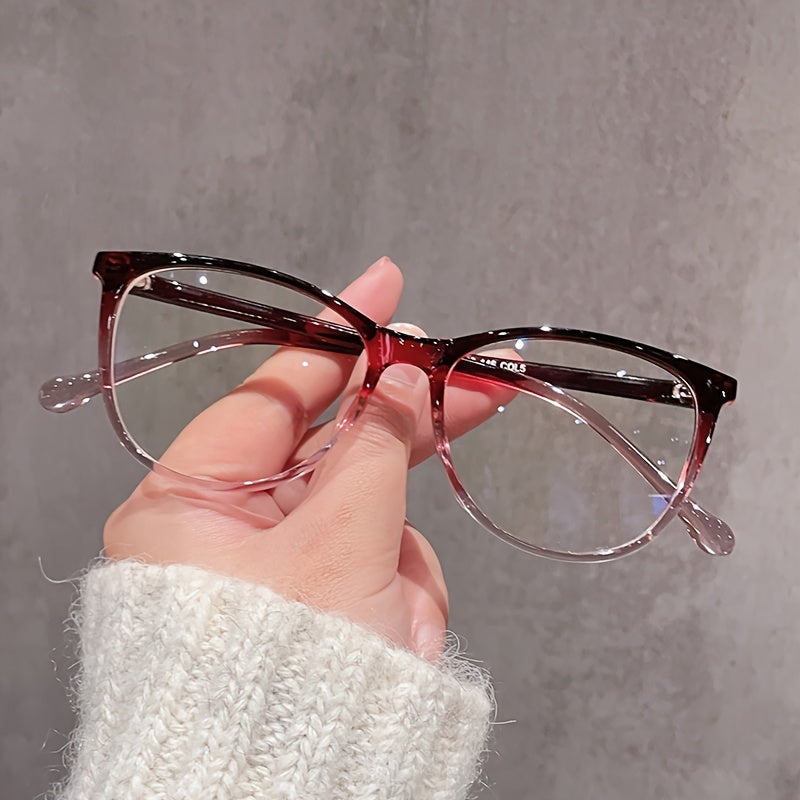 Женские очки Cat Eye с защитой от синего света, прочные металлические петли, защитные линзы из PC
