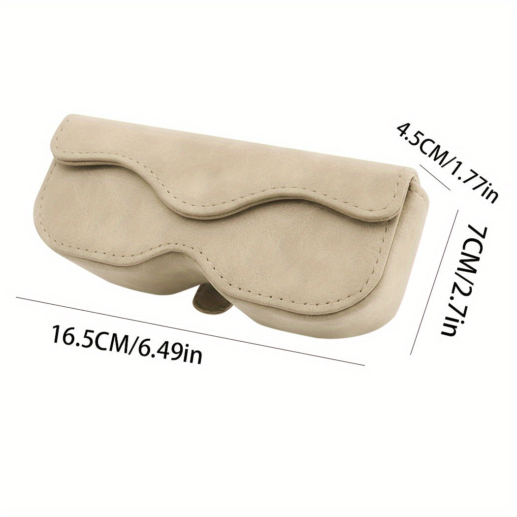 Универсальный органайзер для автомобильных очков из искусственной кожи PU с магнитной застежкой