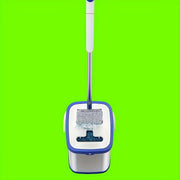 Noxush po'latdan yasalgan aylanuvchi mopu va chelak to'plami - yuvish uchun qo'l ishlatishga hojat yo'q, yashash xonasi, yotoqxona, ochiq joylar, hammom va terasta uchun ideal.