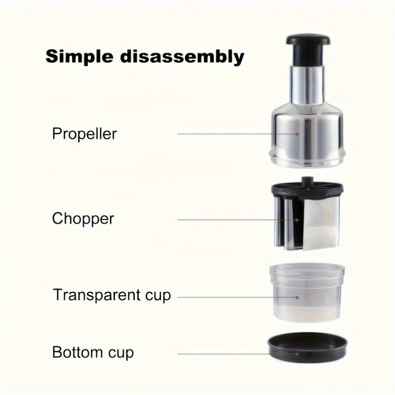 Prensa de ajo de acero inoxidable, picadora de alimentos para cocinas de autocaravana, decoración interior
