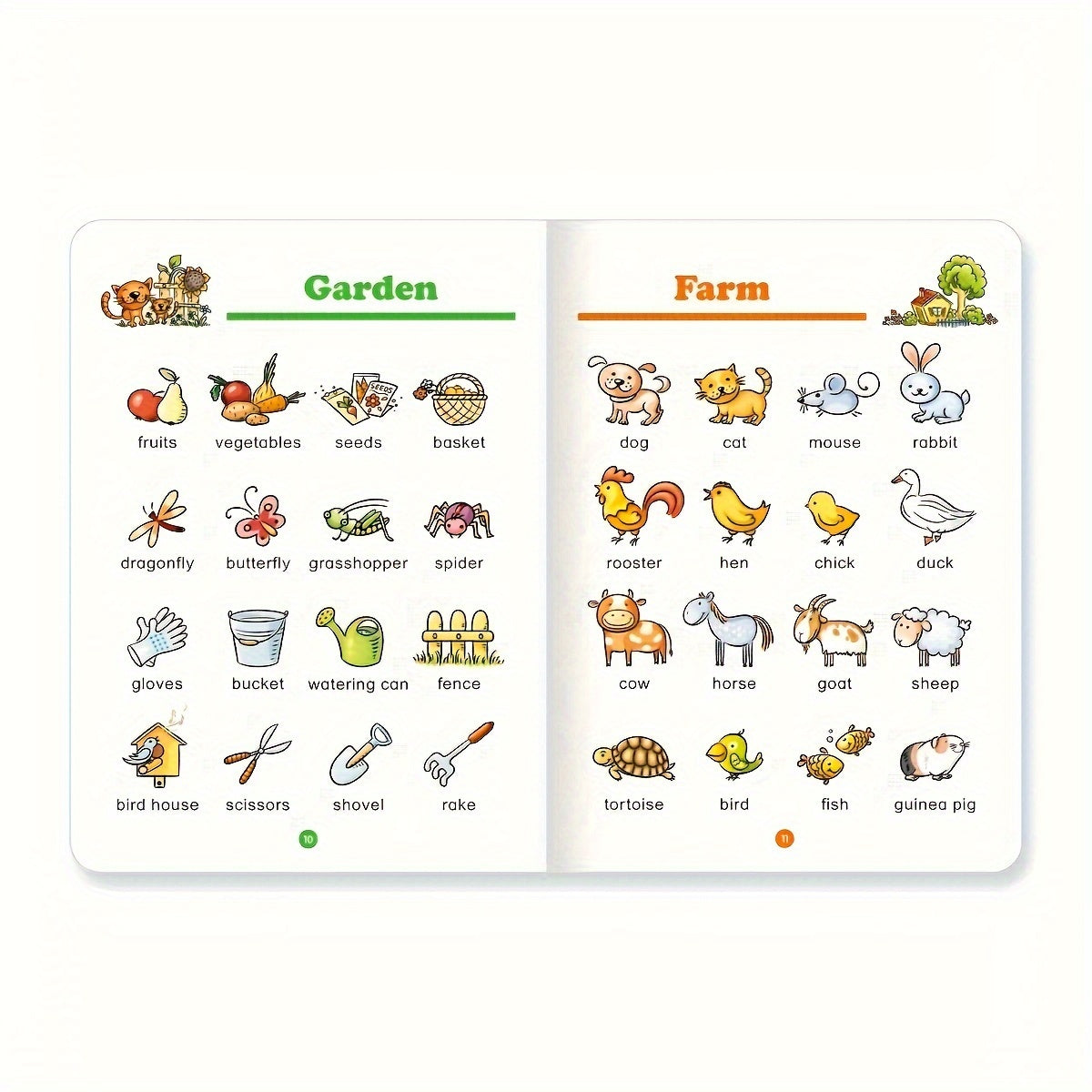 32-страничная книга для изучения английского словарного запаса