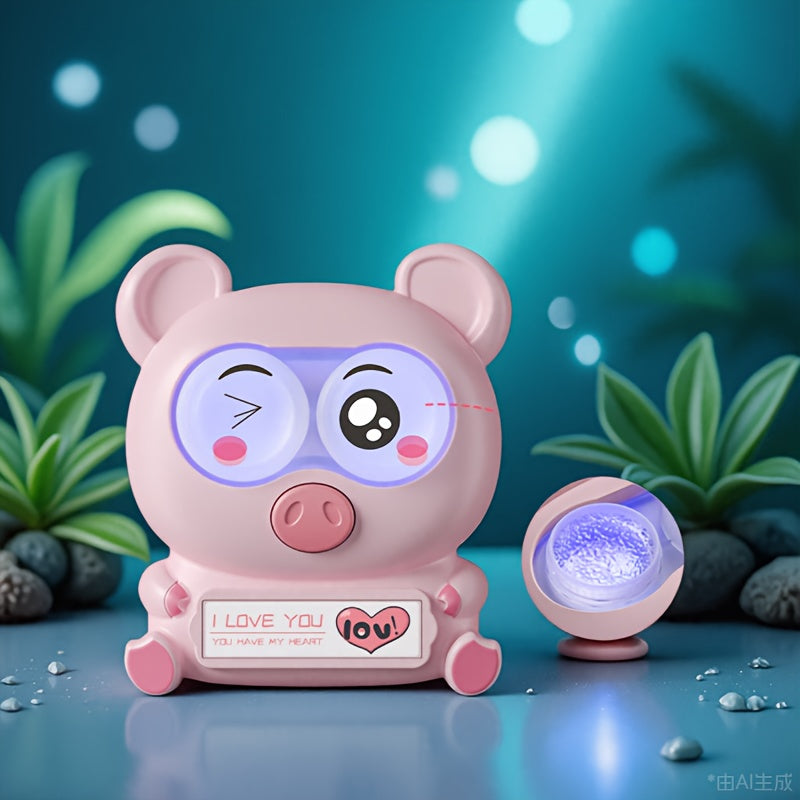 2025 Compact Automatic Contact Lens Cleaner Rechargeable USB Charging Smart Home Use