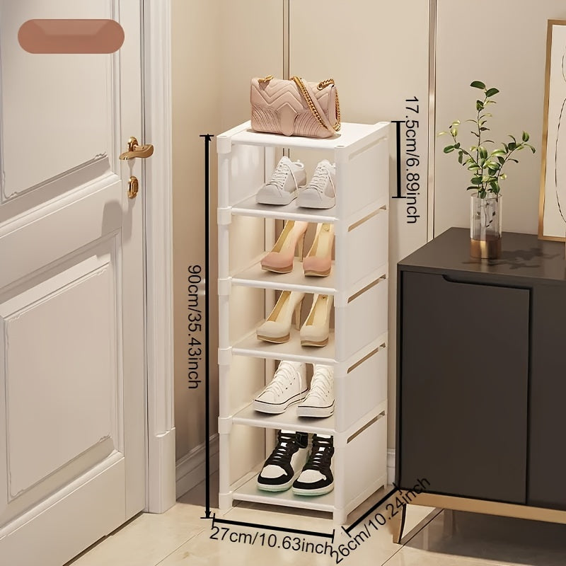 Hot Storage Shoe Cabinet Multi-Layer Entryway Shoe Rack Space Saver 6 7 8 Pieces