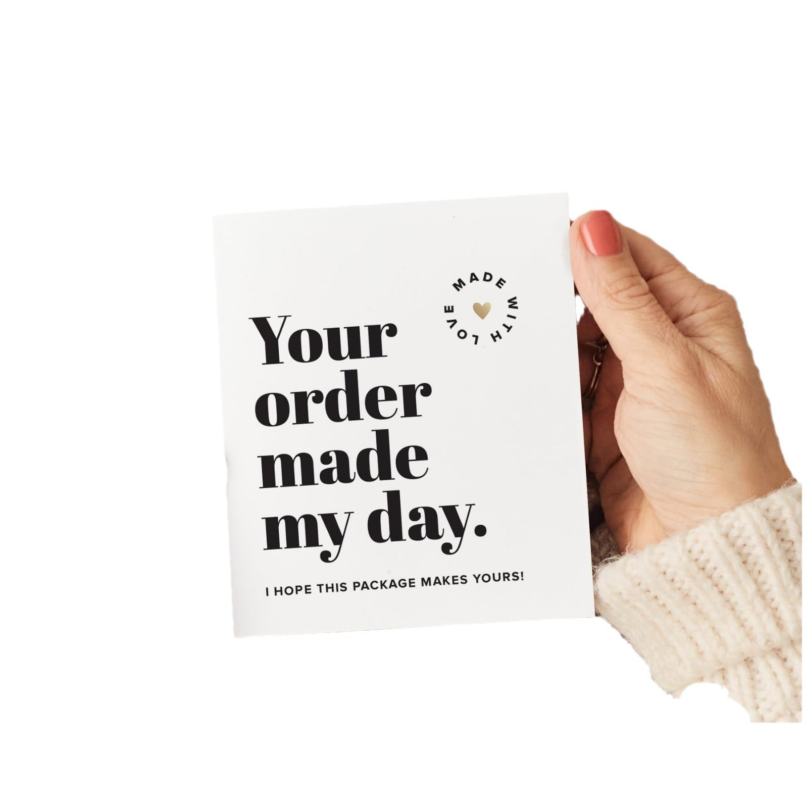 White Coated Thank You Cards Rectangular 200 Count for Customer Appreciation