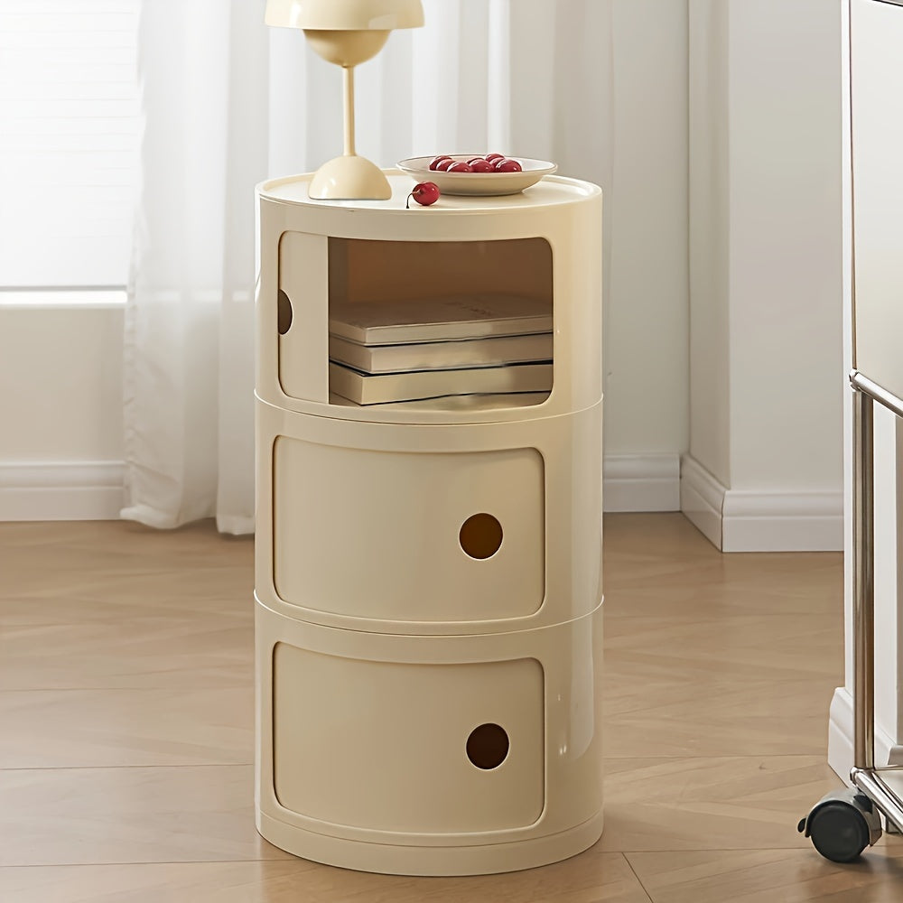 Bedside Table with Drawers 2/3/4 Drawer Options for Bedroom Living Room Office Storage