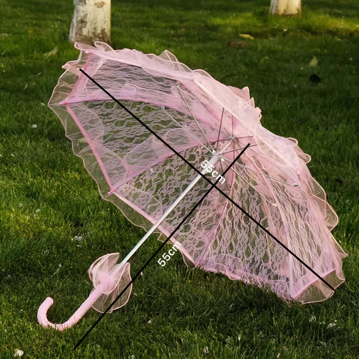 To'ylar, fotosuratlar va tadbirlar uchun to'qilgan kelinning soyaboni