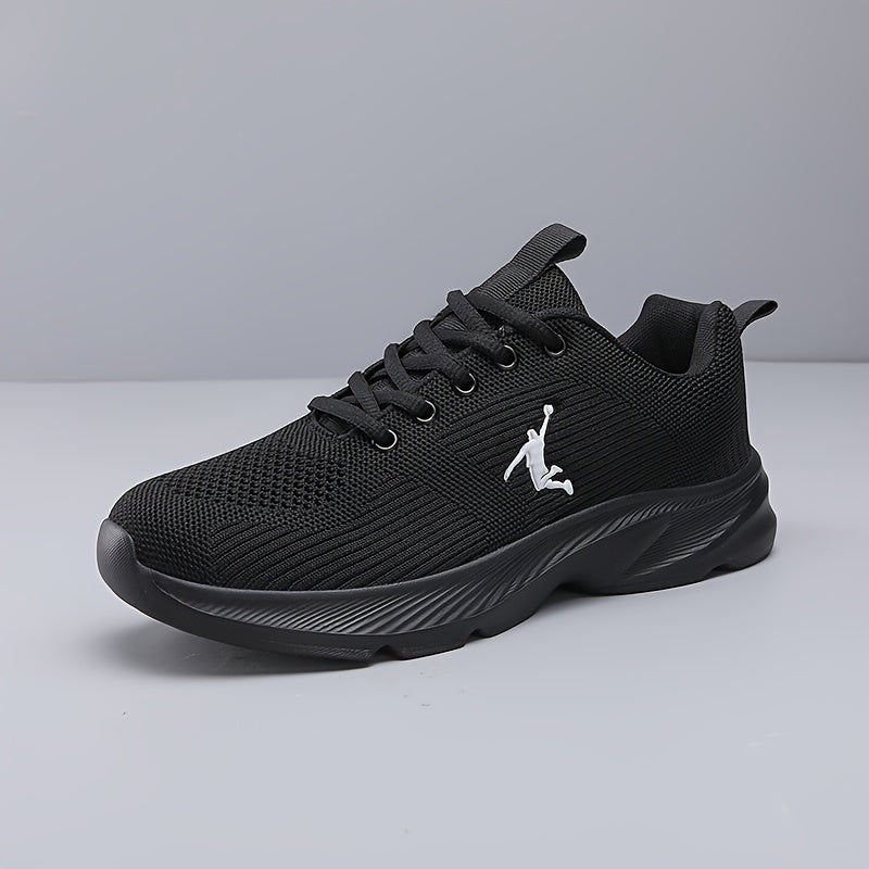 Erkaklar uchun barqaror yo'l yugurish poyabzallari, engil, nafas oladigan mato ustki qismi, EVA ichki qismi va tagligi, bir rangli, shoelace yopilishi va yugurish va fitnes uchun barqarorlashtiruvchi qo'llab-quvvatlash.