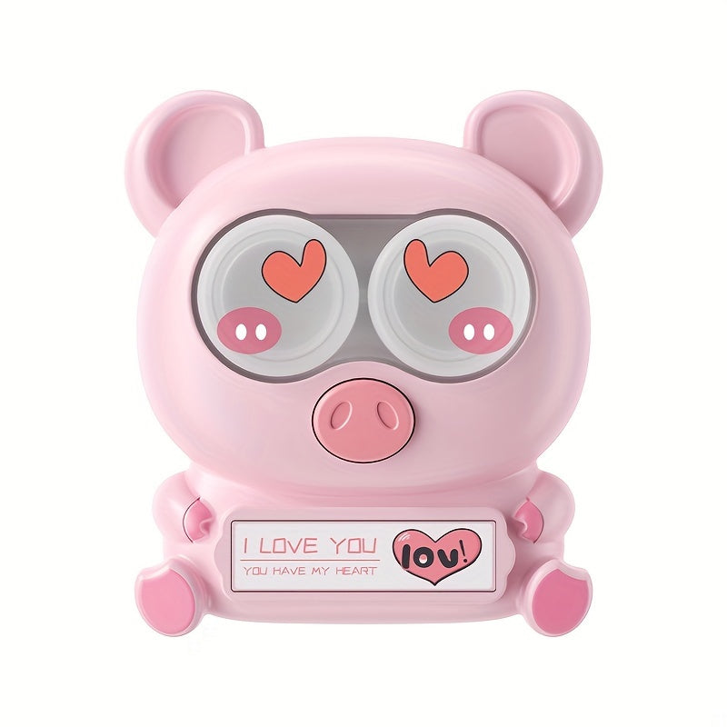 Portable USB Rechargeable Contact Lens Cleaner with UV Sterilization and Vibration Wash